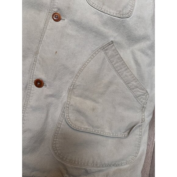 Vtg L.L.Bean Mens READ Barn Utility Jacket Flawed Logo Corduroy Collar Farmcore - Picture 11 of 16